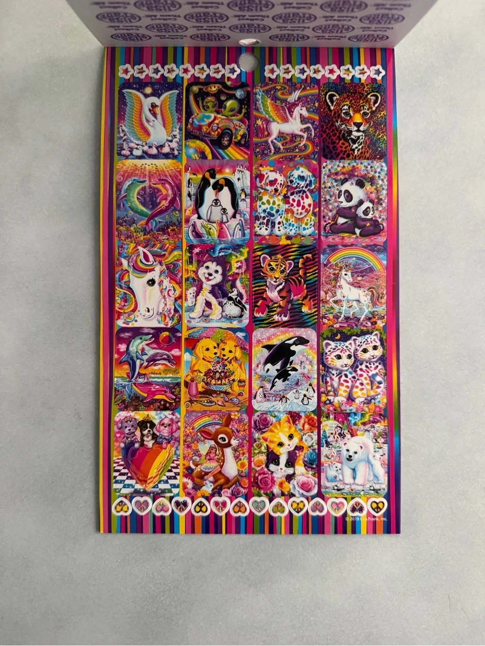 Lisa Frank Rainbow & Pink 600+ Sticker Pack